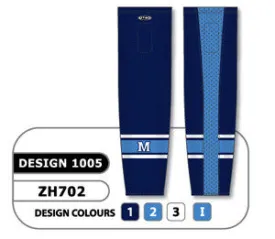 Athletic Knit Custom Sublimated Hockey Sock Design 1005
