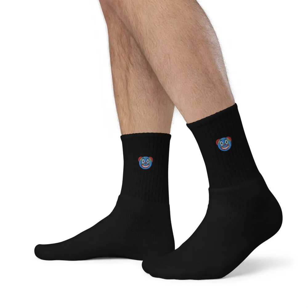 Clown World Embroidered socks