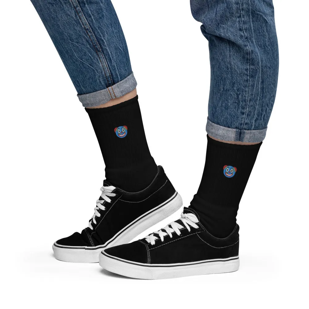 Clown World Embroidered socks