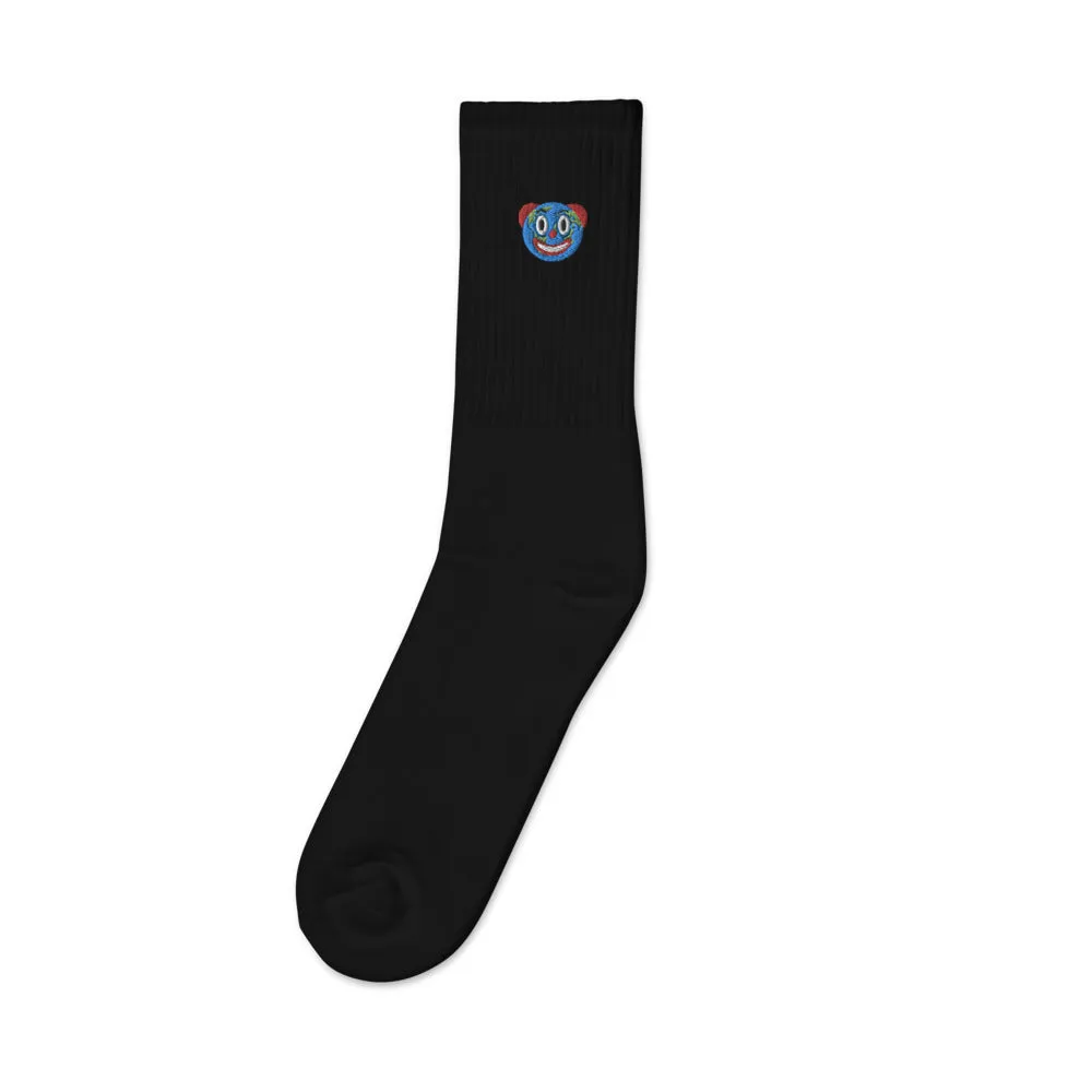 Clown World Embroidered socks