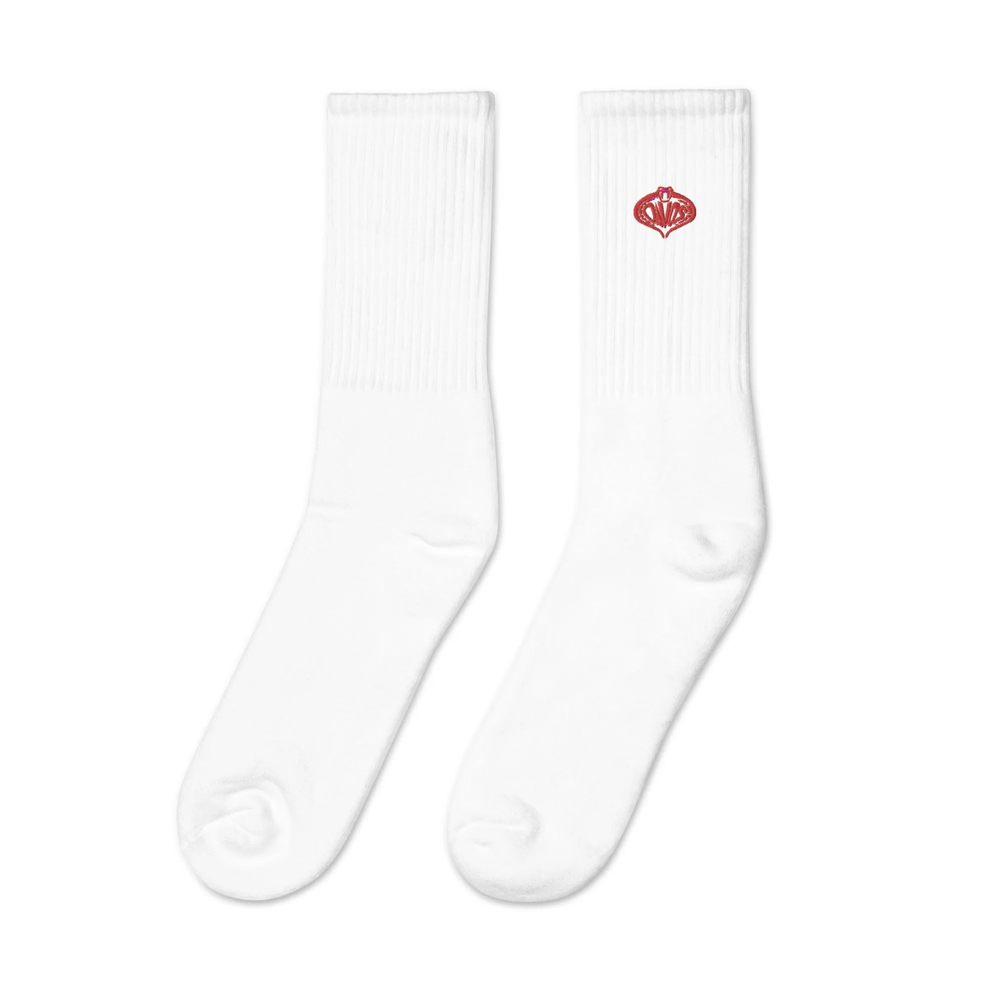 Davos Lizard People Logo Embroidered socks