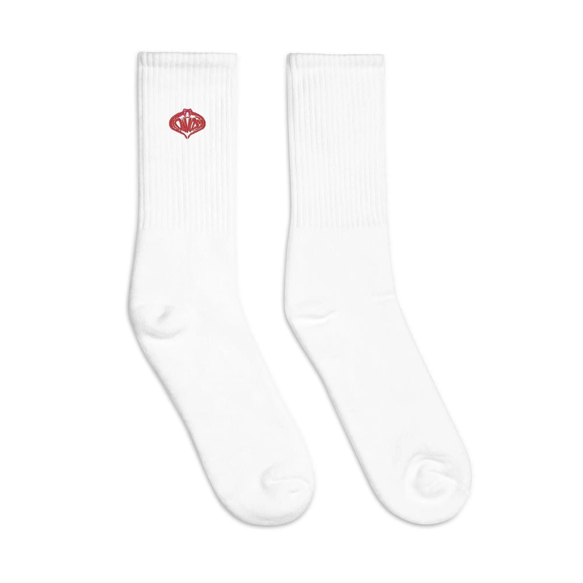 Davos Lizard People Logo Embroidered socks