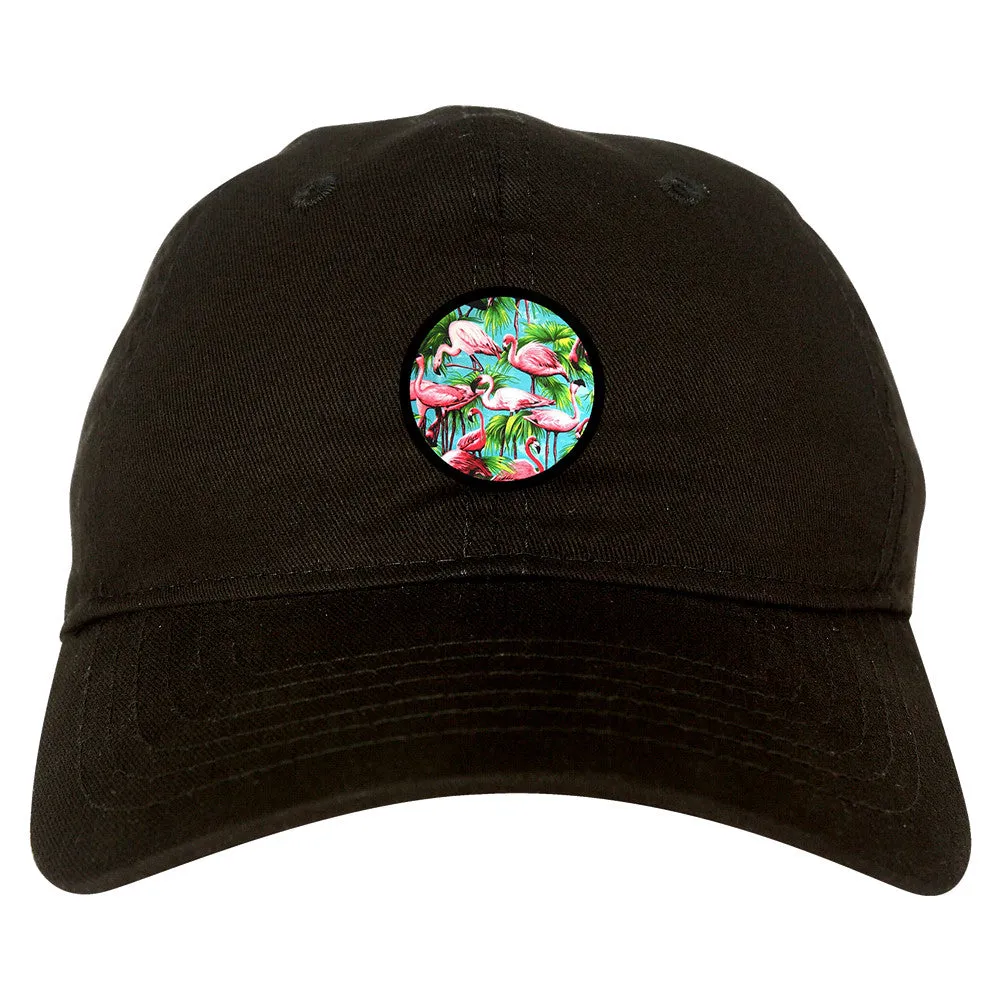 Flamingo Circle Dad Hat