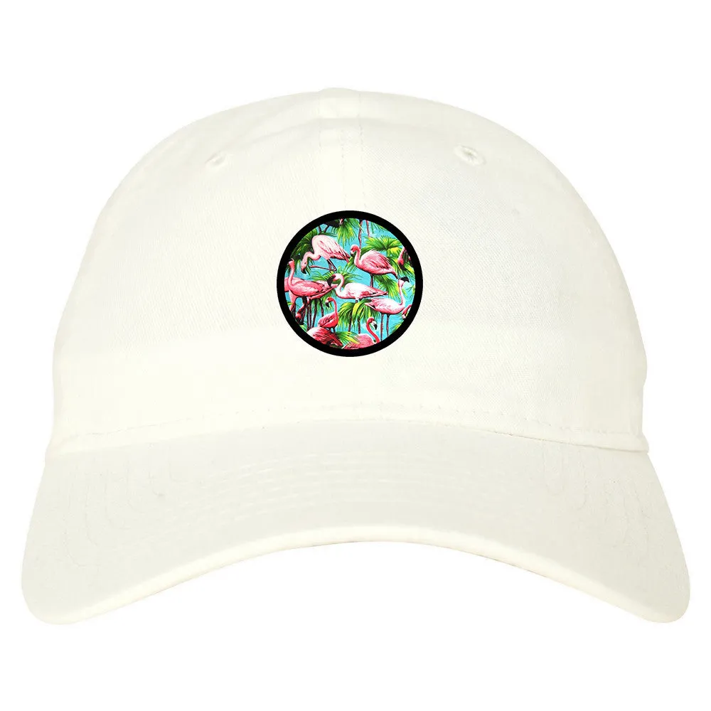 Flamingo Circle Dad Hat