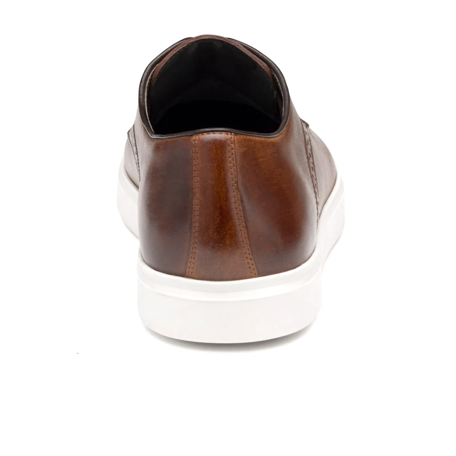 Johnston & Murphy Brody Plain Toe (Men) - Brown Hand-Stained Full Grain