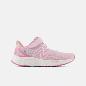 NEW BALANCE JUNIOR ARISHI V4 TOP STRAP RASPBERRY PINK/WHITE SHOE