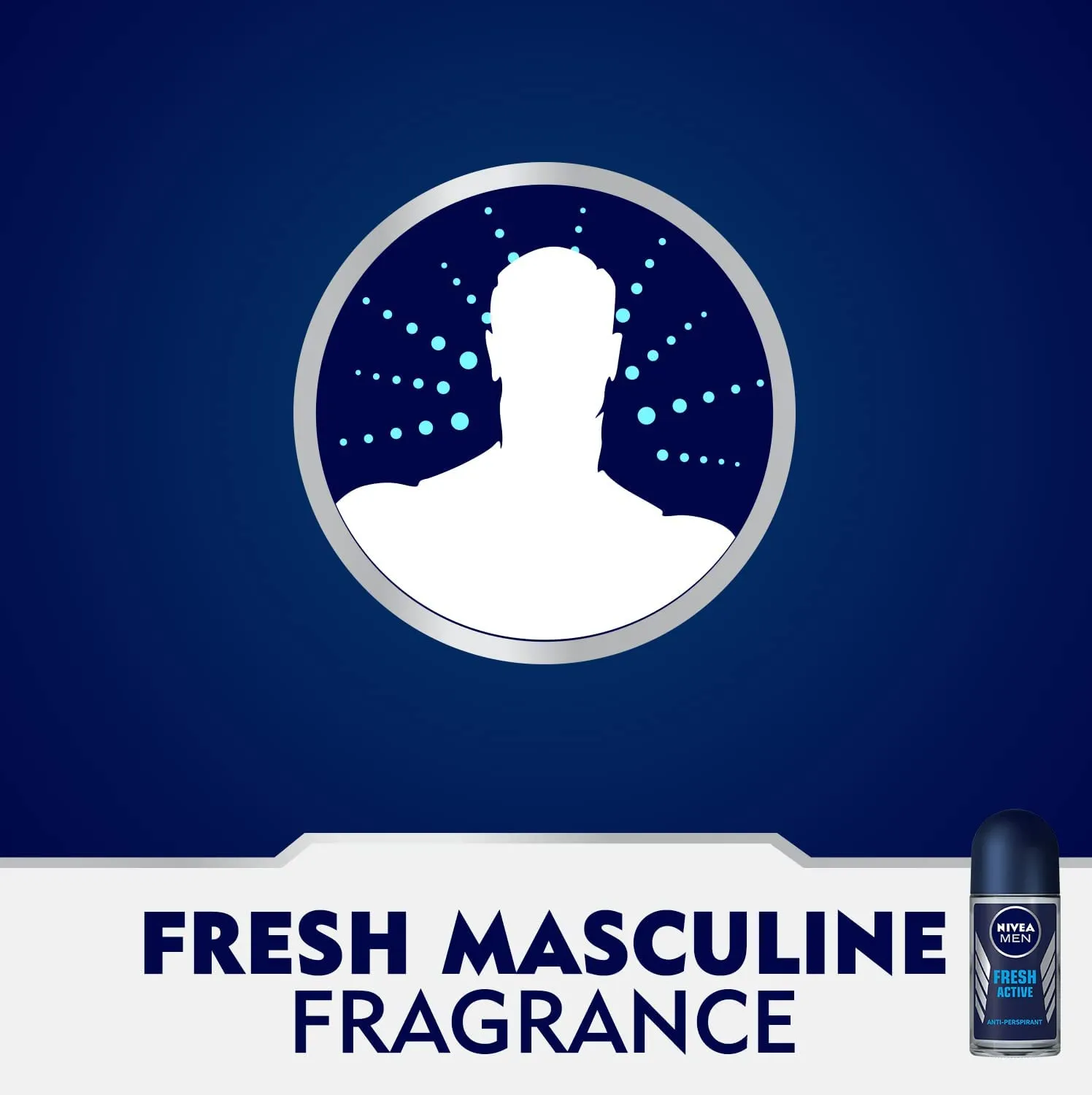 Nivea Fresh Active Antiperspirant For Men Fresh Scent Roll-on