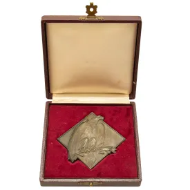 Original WWII German HJ Table Medal Award in Presentation Case - 1st Prize Running Award