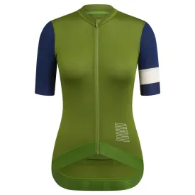 RAPHA Pro Team Training Women Jersey - TLM Green/Navy