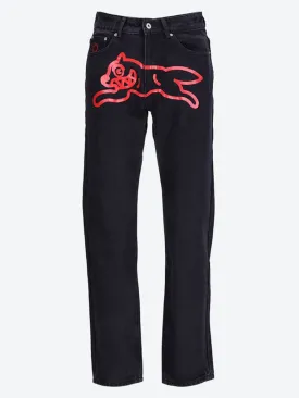 Running dog jeans