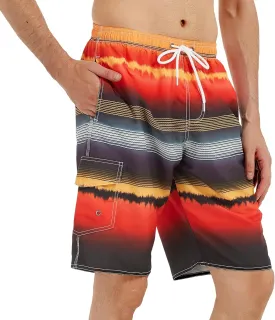 Scotamalone Mens Swim Trunks Swimming Shorts Swimwear Bathing Suits Quick Dry 11 Inch with Mesh Lining