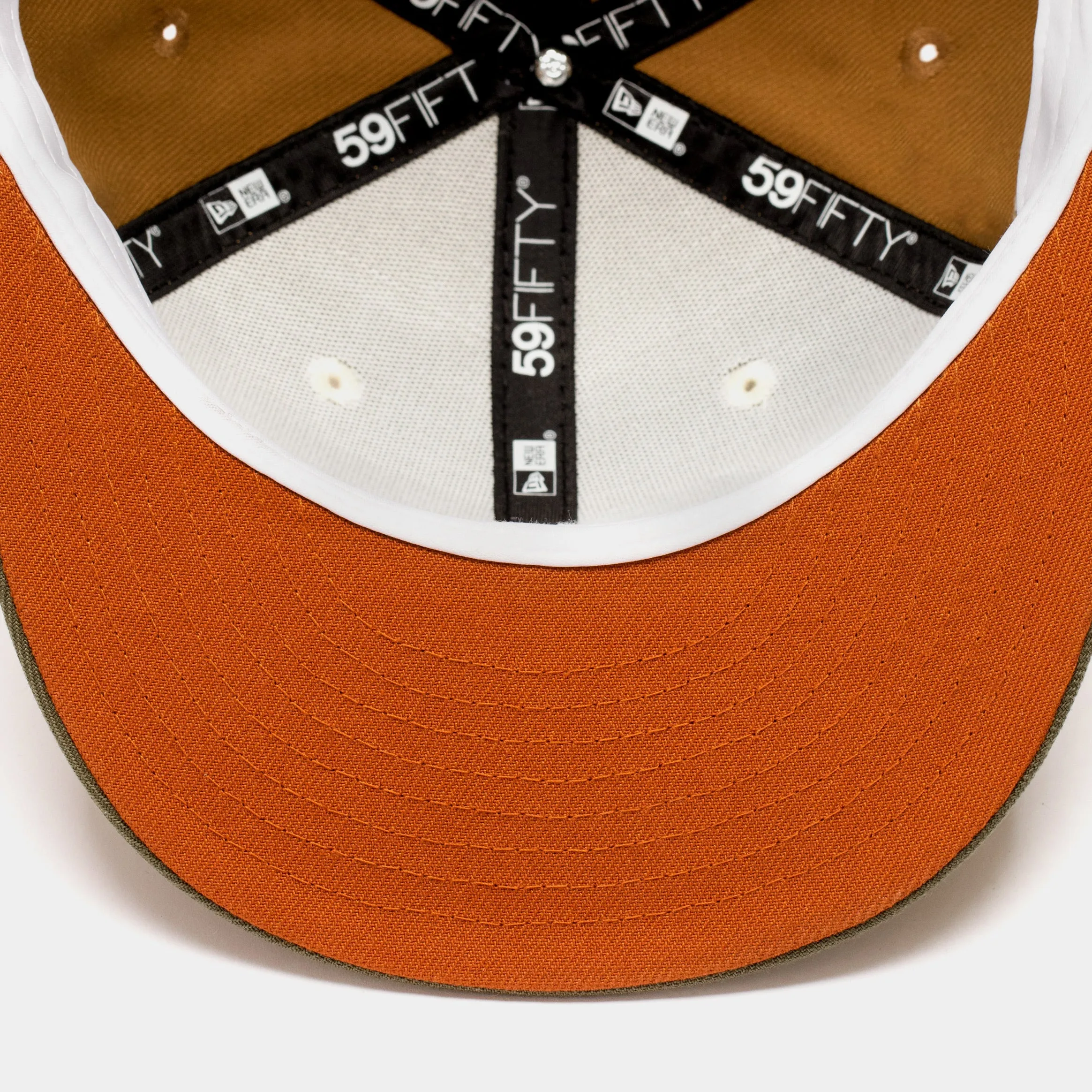 Shoe Palace Exclusive Autumn Wheat Oakland A's 59Fifty Mens Fitted Hat (Beige/Green)