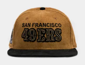 Shoe Palace Exclusive San Francisco 49ers Wheat Corduroy 59Fifty Fitted Mens Hat (Wheat/Black)