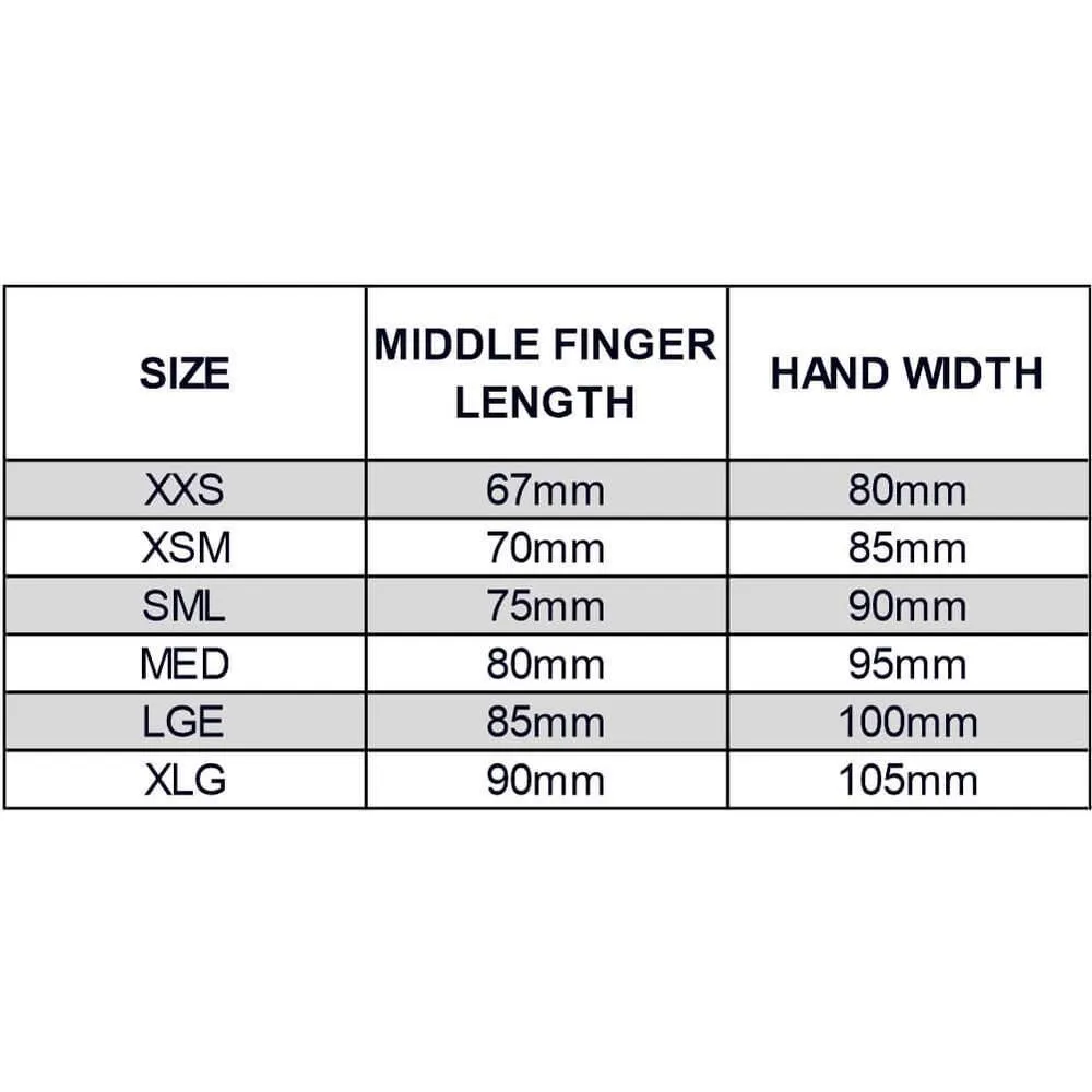 Sola 3mm Titanium Double Lined Gloves