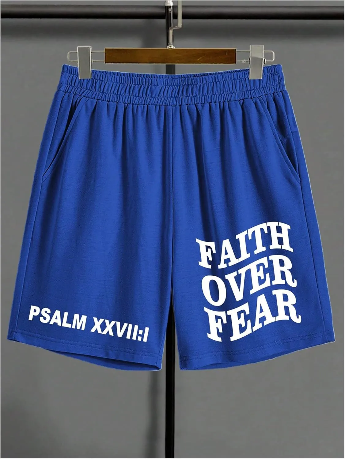 SOLY HUX Men's Graphic Shorts High Waist Elastic Casual Workout Athletic Gym Summer y2k Shorts