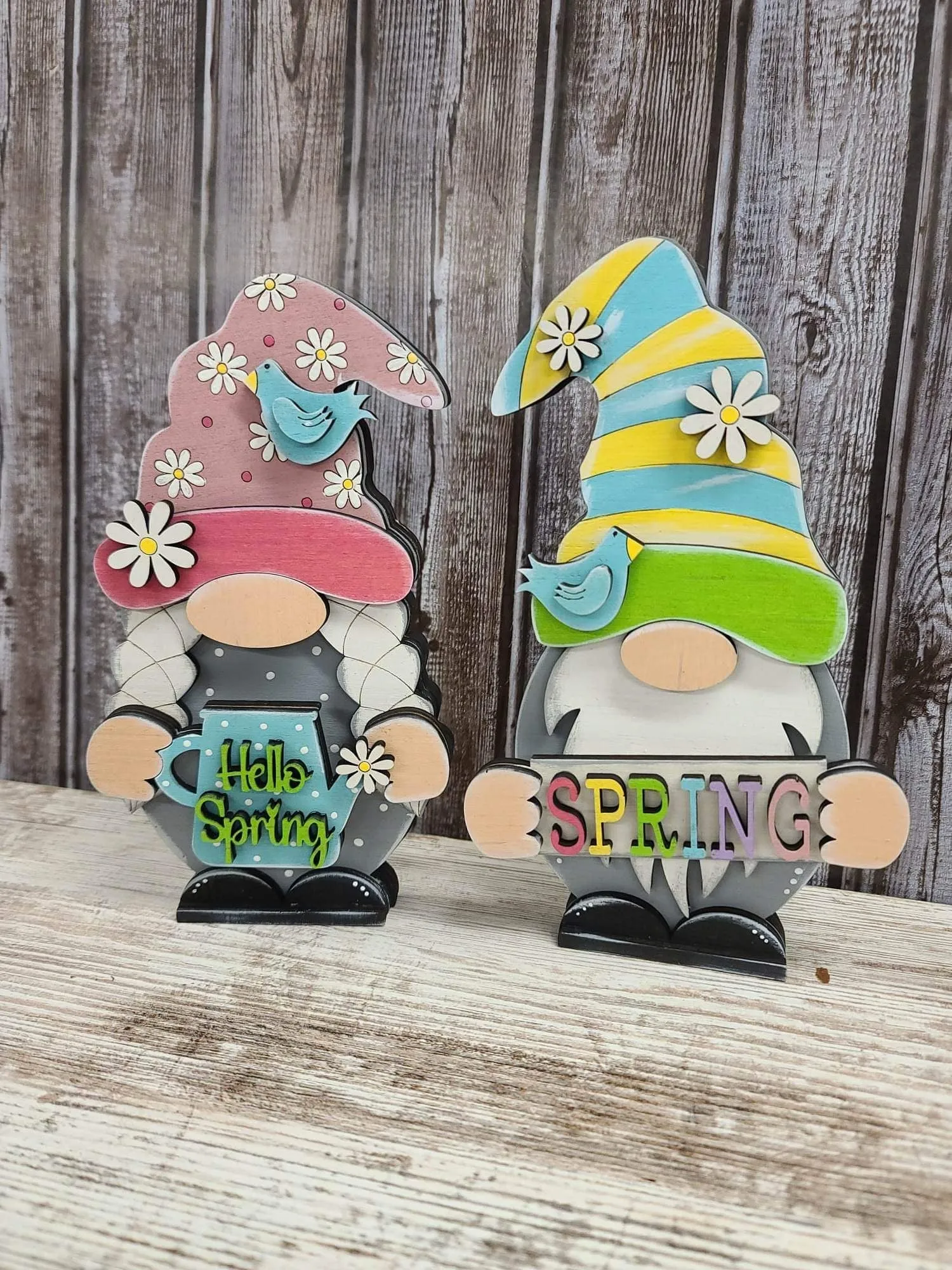 Spring interchangeable gnome arms and hats kit with supplies