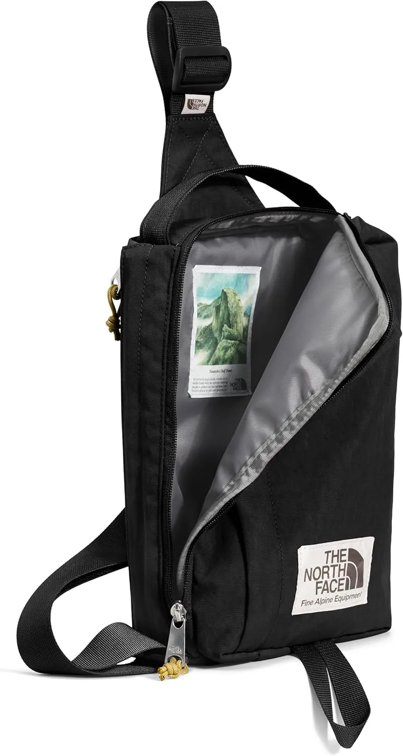 THE NORTH FACE Berkeley Field Bag Repellent Finish, Vintage Style Travel Essential, Sling Holds Water Bottles, Phones & Keys