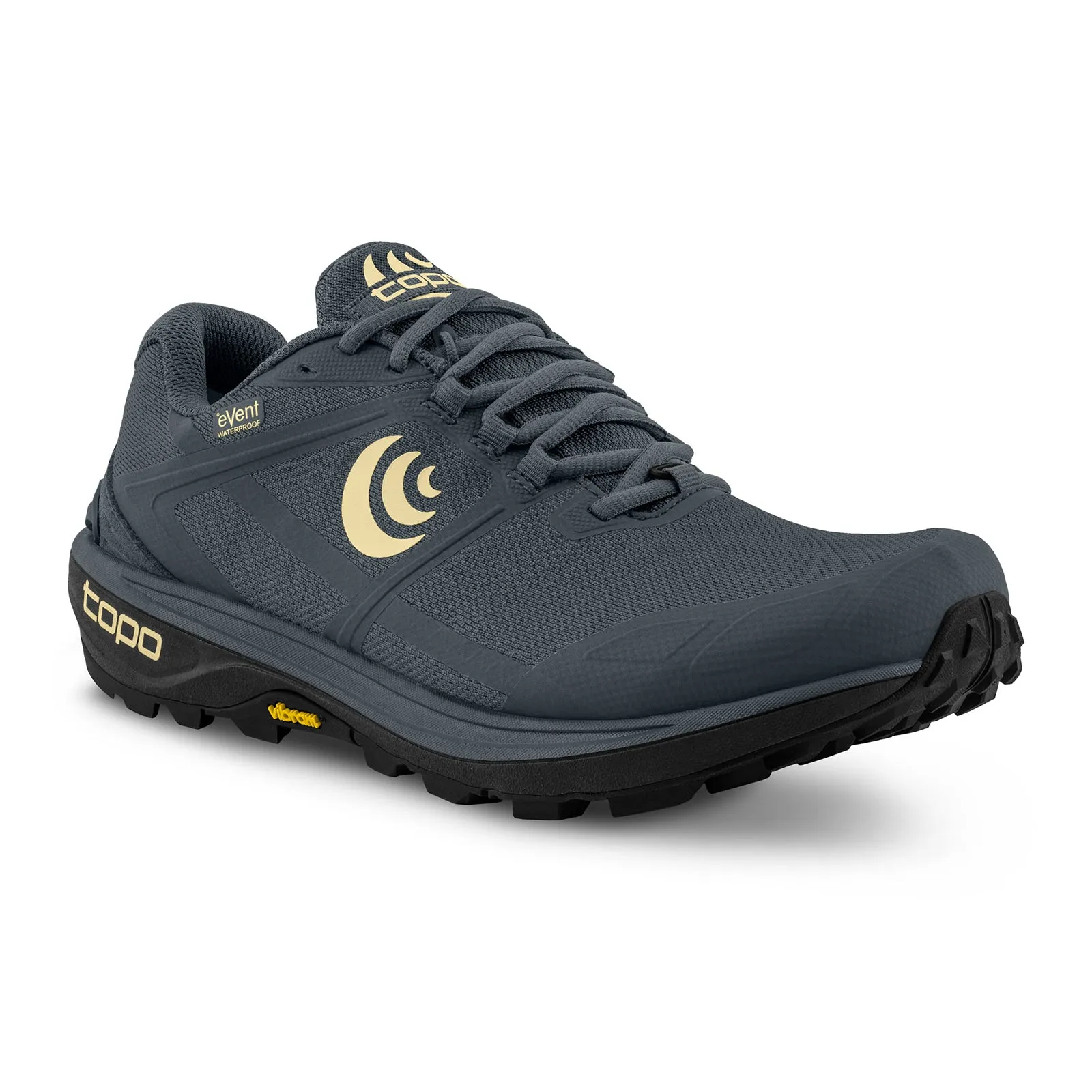 Topo Terraventure 4 Waterproof Running Shoe (Women) - Grey/Butter