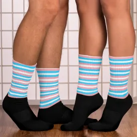 Trans Pride Socks