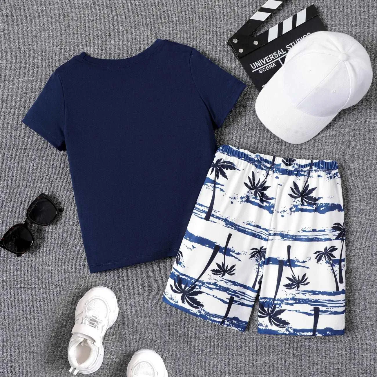 Tropical Plants Casual Set -Kids Boy (2pcs)