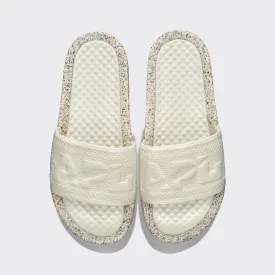 Women's Big Logo TechLoom Slide Pristine / Fatigue / Speckle