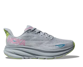 Women's HOKA Clifton 9 Running Shoe in Gull / Sea Ice