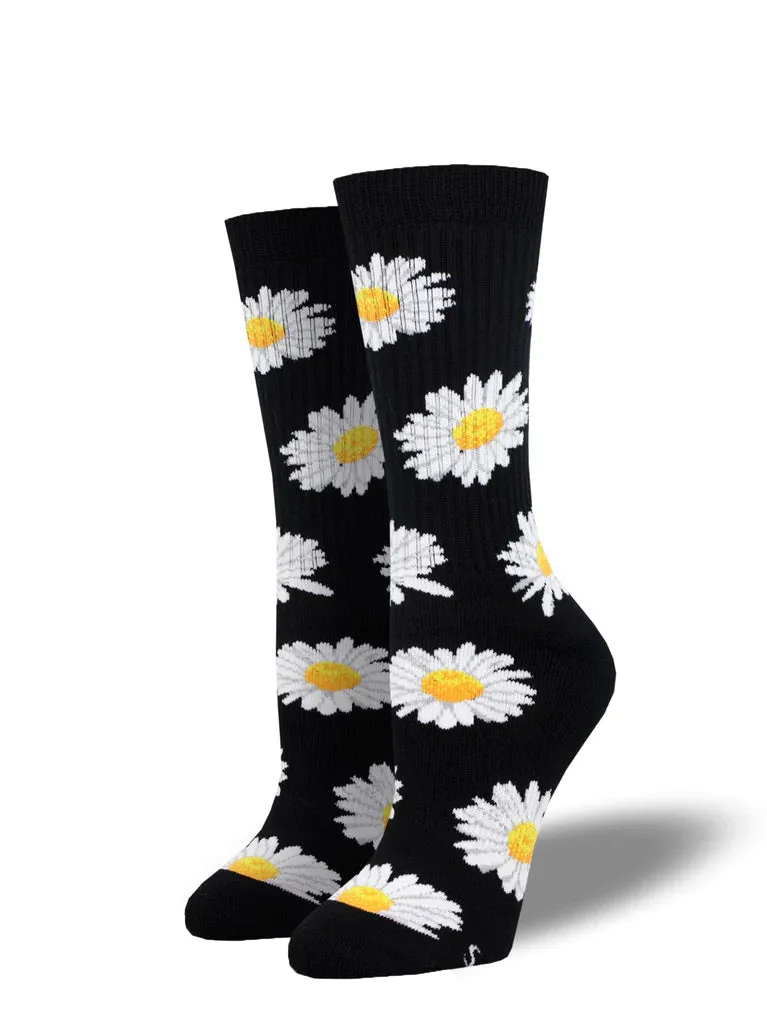 WOMEN'S RETRO DAISY ATHLETIC CREW